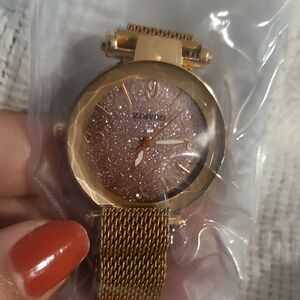 NIB Rose Gold Colored Quartz Watch